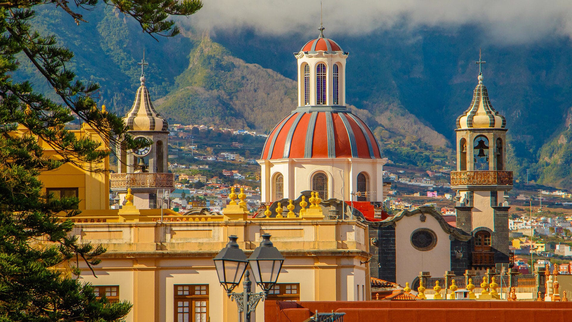 Rooftops of the town of La Orotava on Tenerife