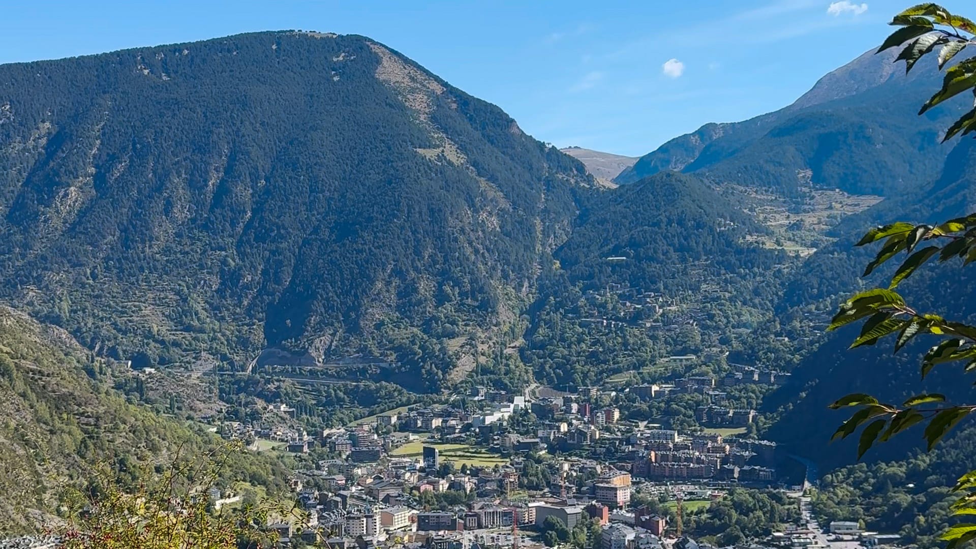 Peaceful view of Encamp in Andorra 