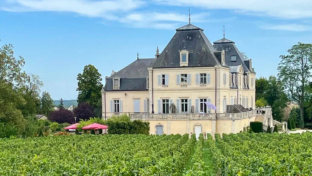 Scenic countryside view at La Cueillette, Burgundy, France