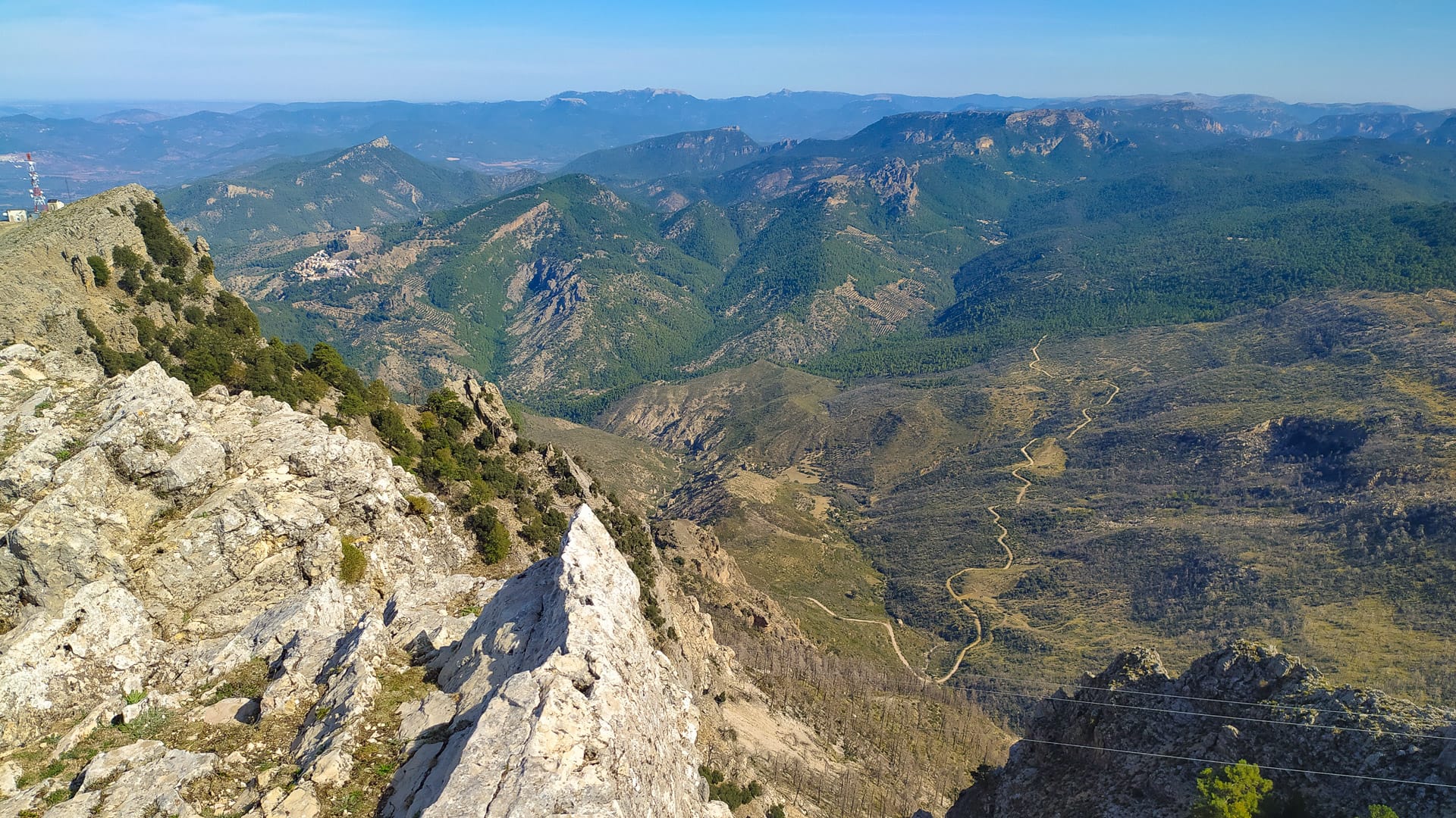 View from the top of ‘El Yelmo’ summit in the heart of the Cazorla National Park