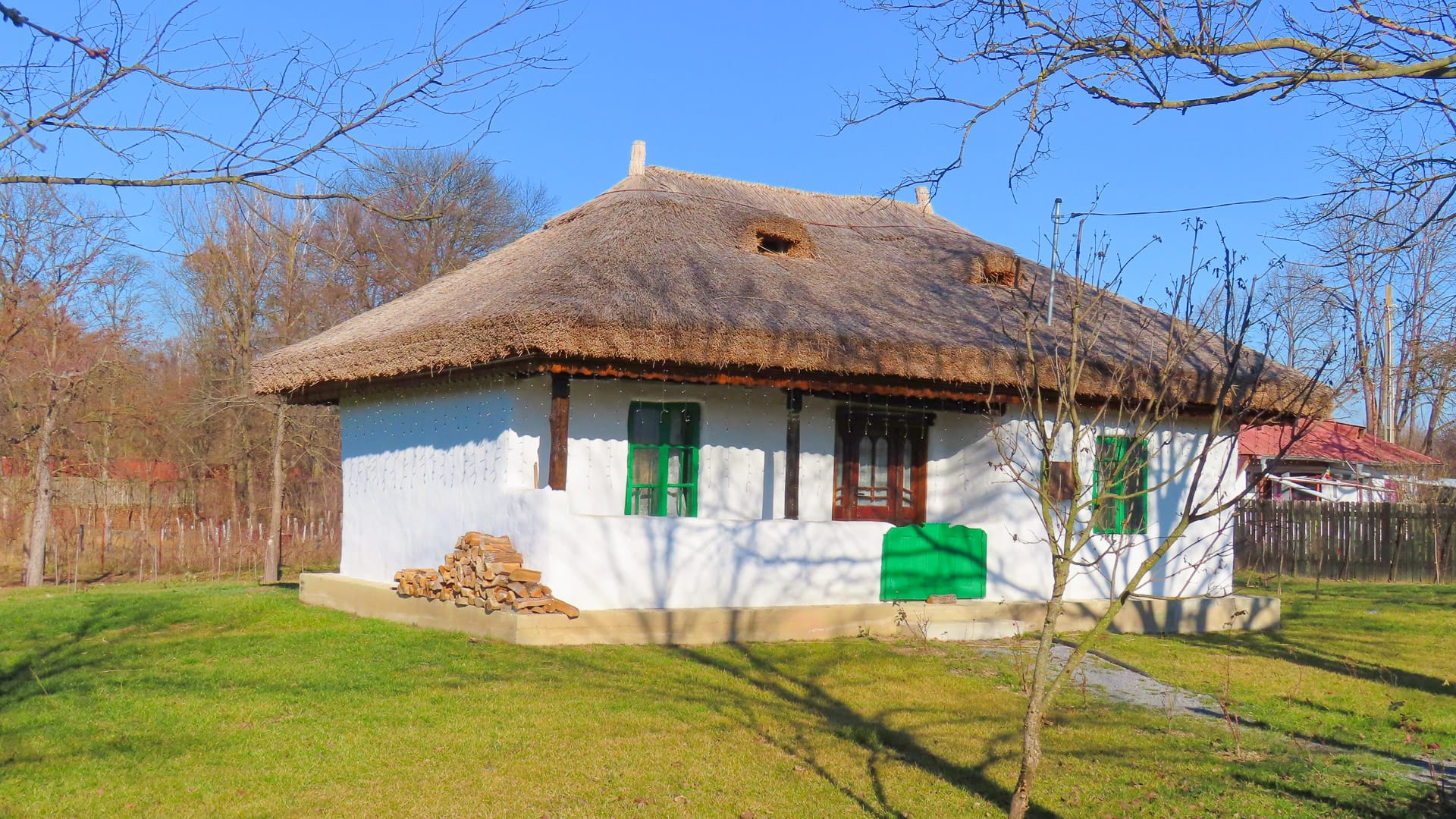 Well-preserved traditional house near Bucharest with heritage-style architecture