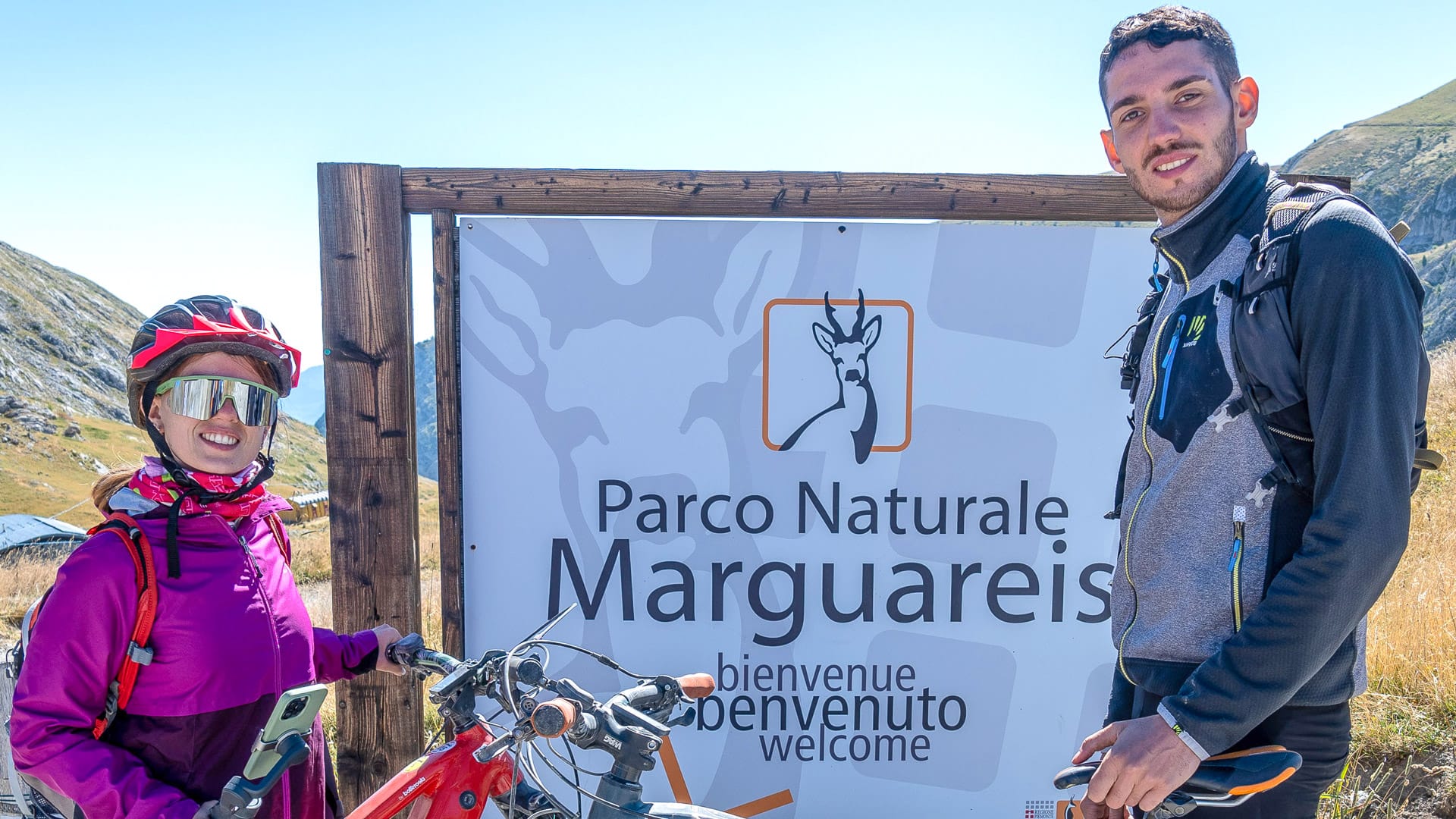 Entrance to Parco del Marguareis natural park