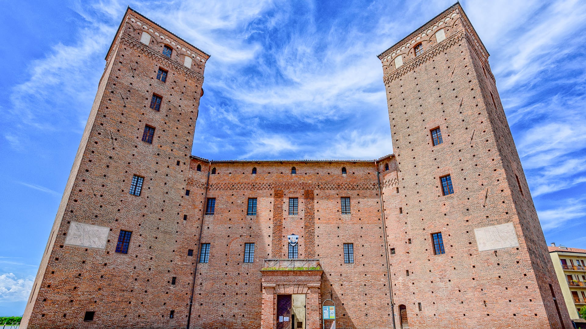 Acaja Castle in Fossano, Piedmont