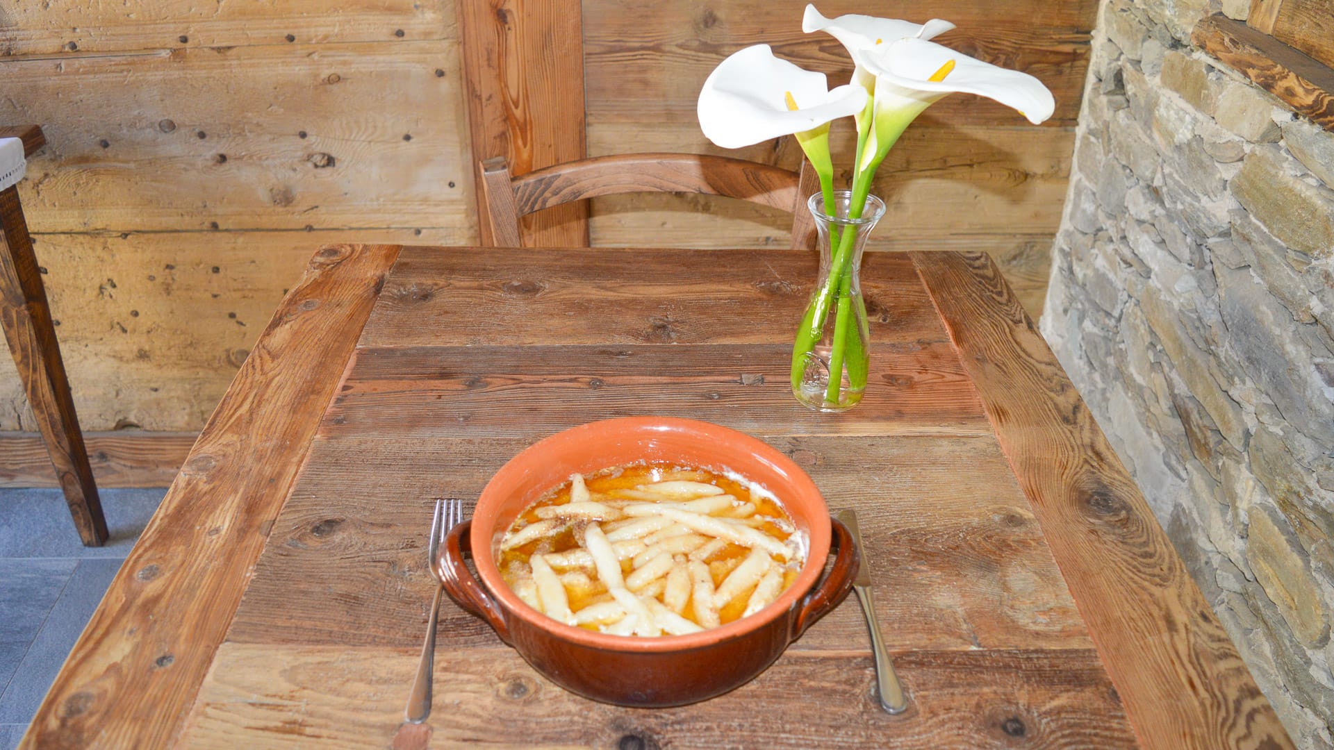 Traditional ravioles pasta from Varaita Valley