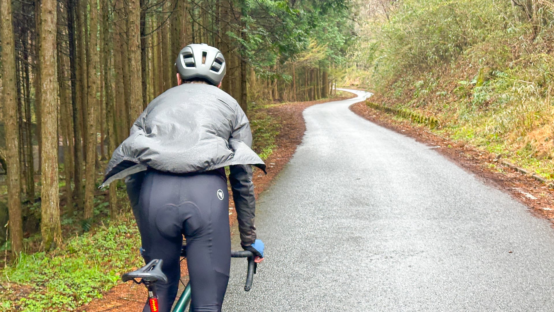 Scenic loop ride in Ashikaga in Japan on day four of the Rindo Bike Tour
