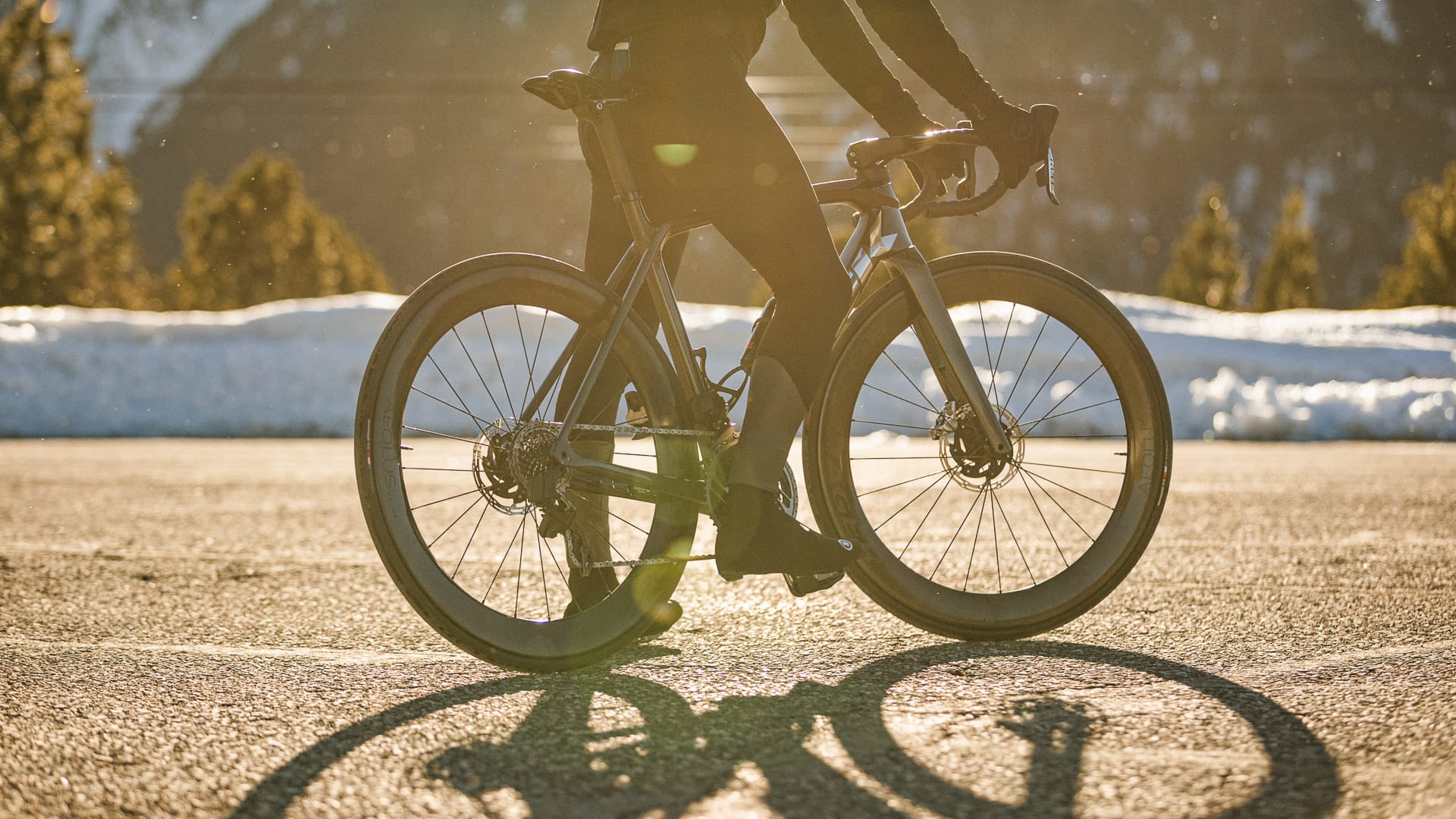 Cyclist exploring some of the world’s best cycling routes in the Alps