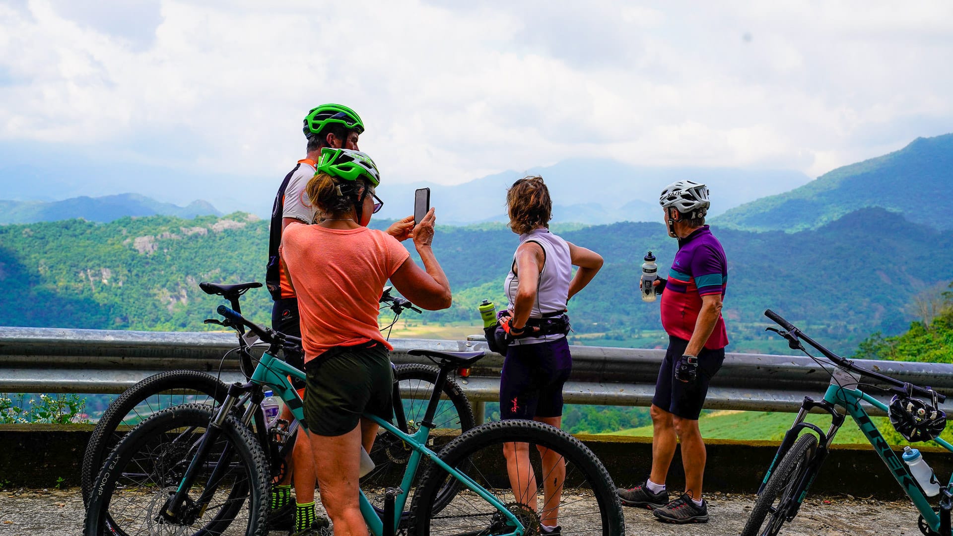 Cycling in northern Vietnam embracing slow travel through quiet roads and countryside