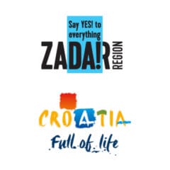 Zadar Region Tourist Board and Croatia National Tourist Board logos