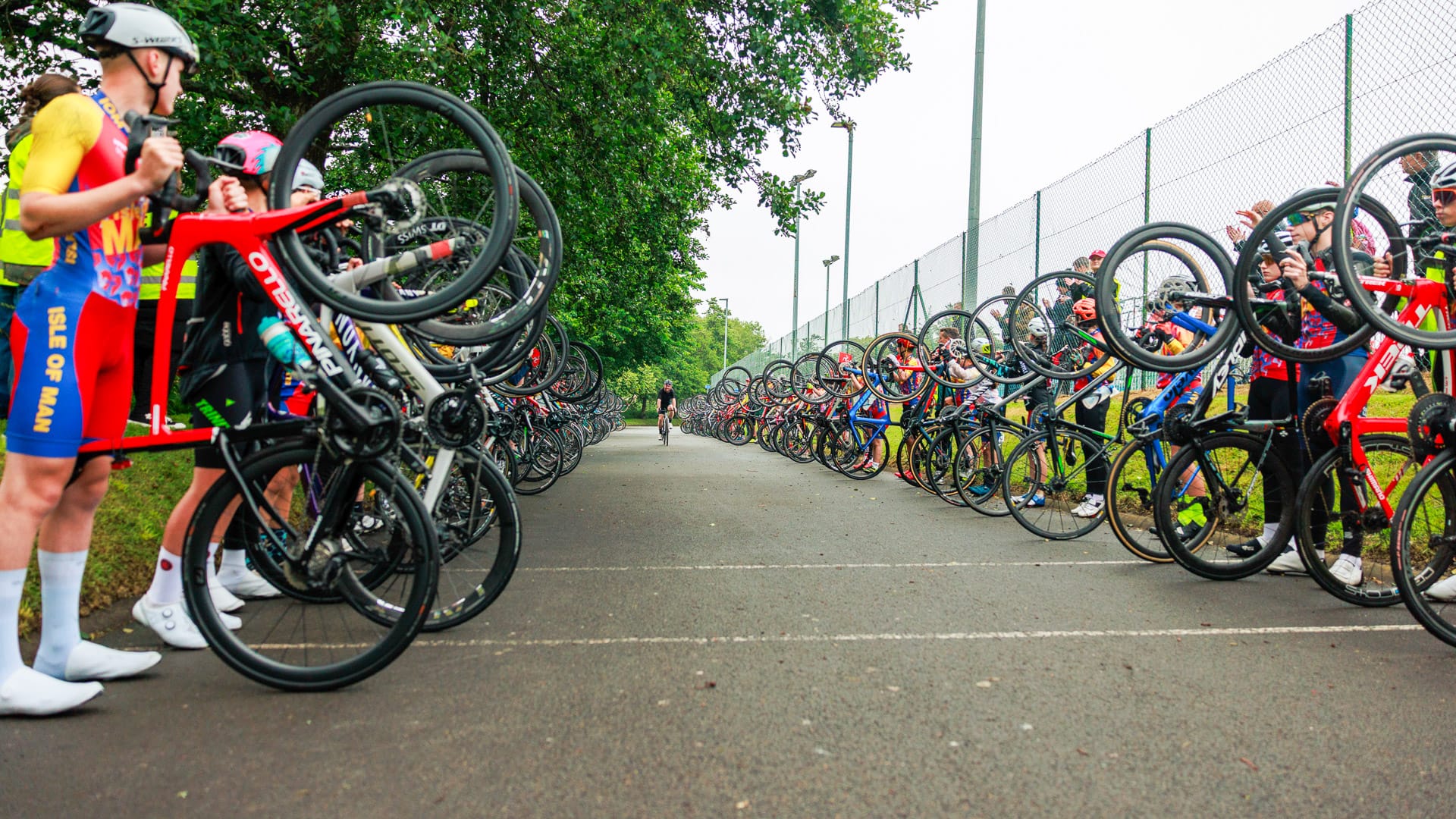 Sir Mark Cavendish MBE, the 'Manx Missile', at the opening of the Raceway