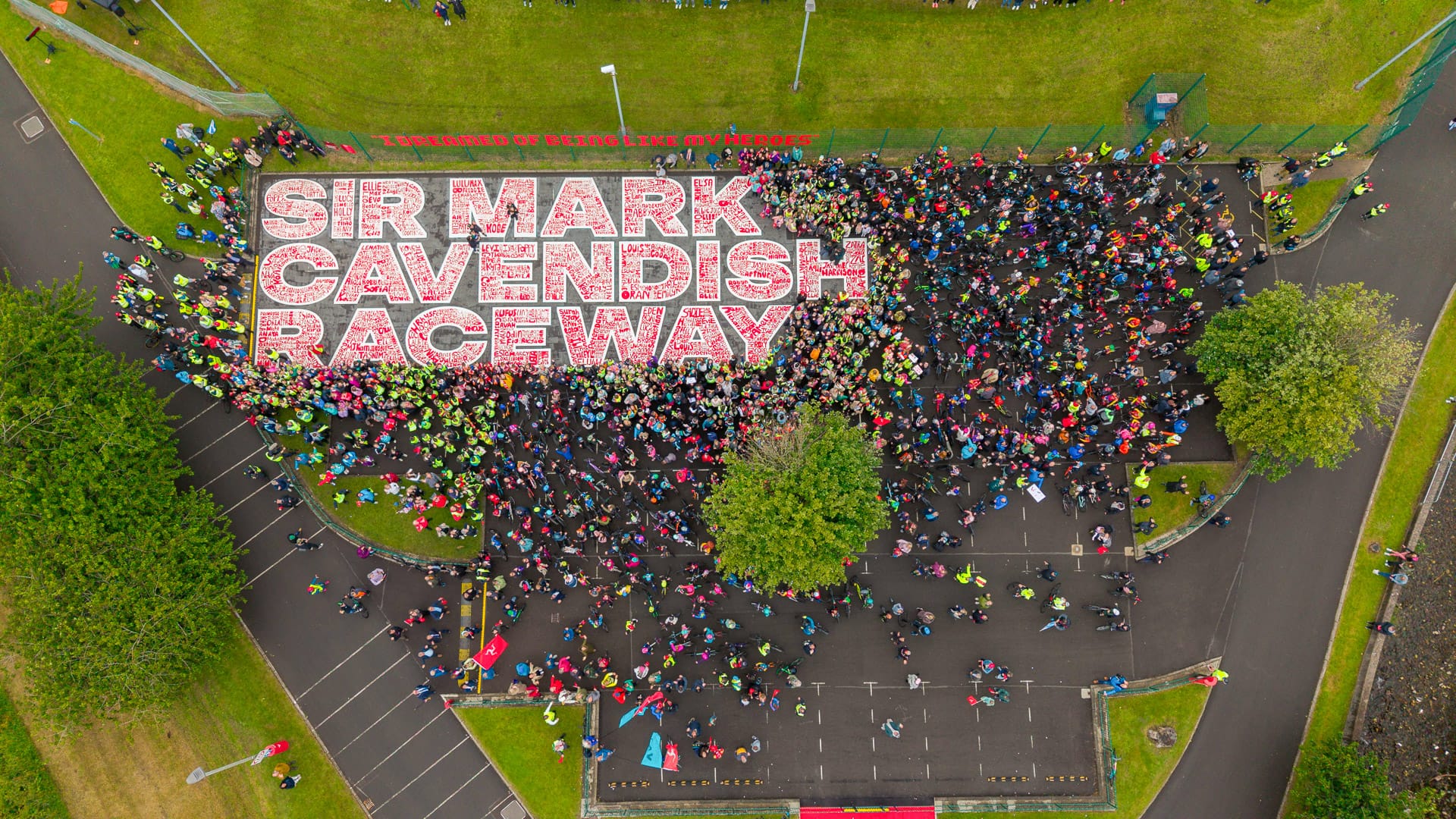 The official Sir Mark Cavendish Raceway at the National Sport Centre in Douglas