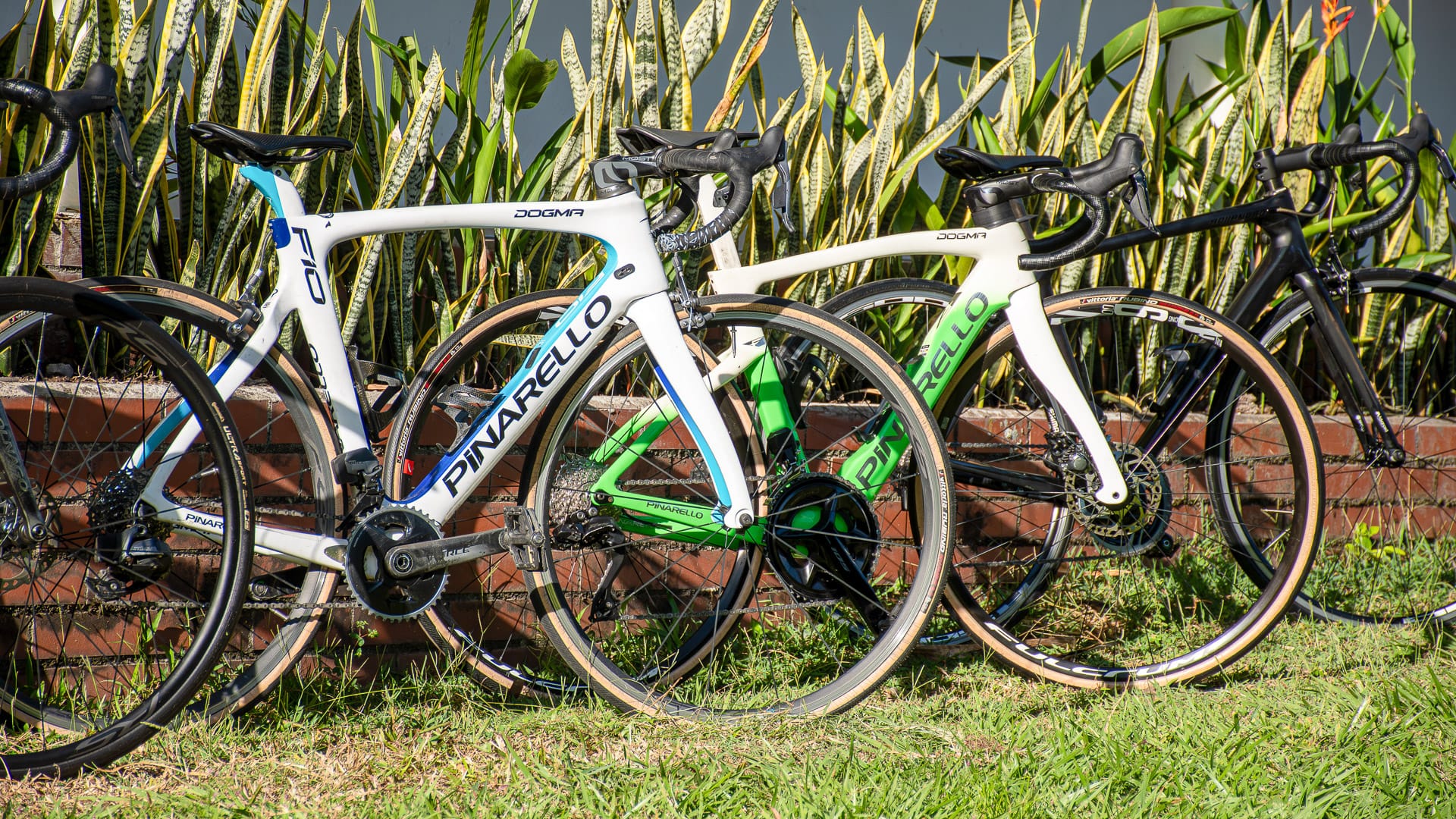 A top tier bike is included in the tariff: Pinarello, Specialized, Colgnago, Cervelo, and the likes.