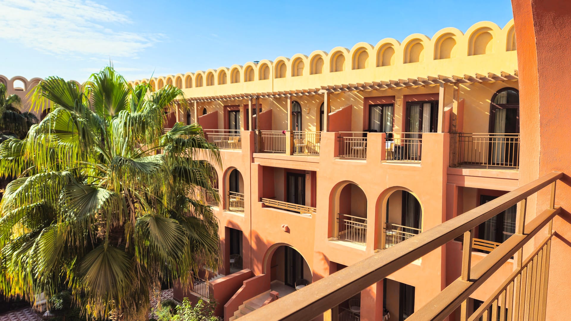 Hotel accommodation in El Gouna during a Boat Bike Tours Egypt holiday