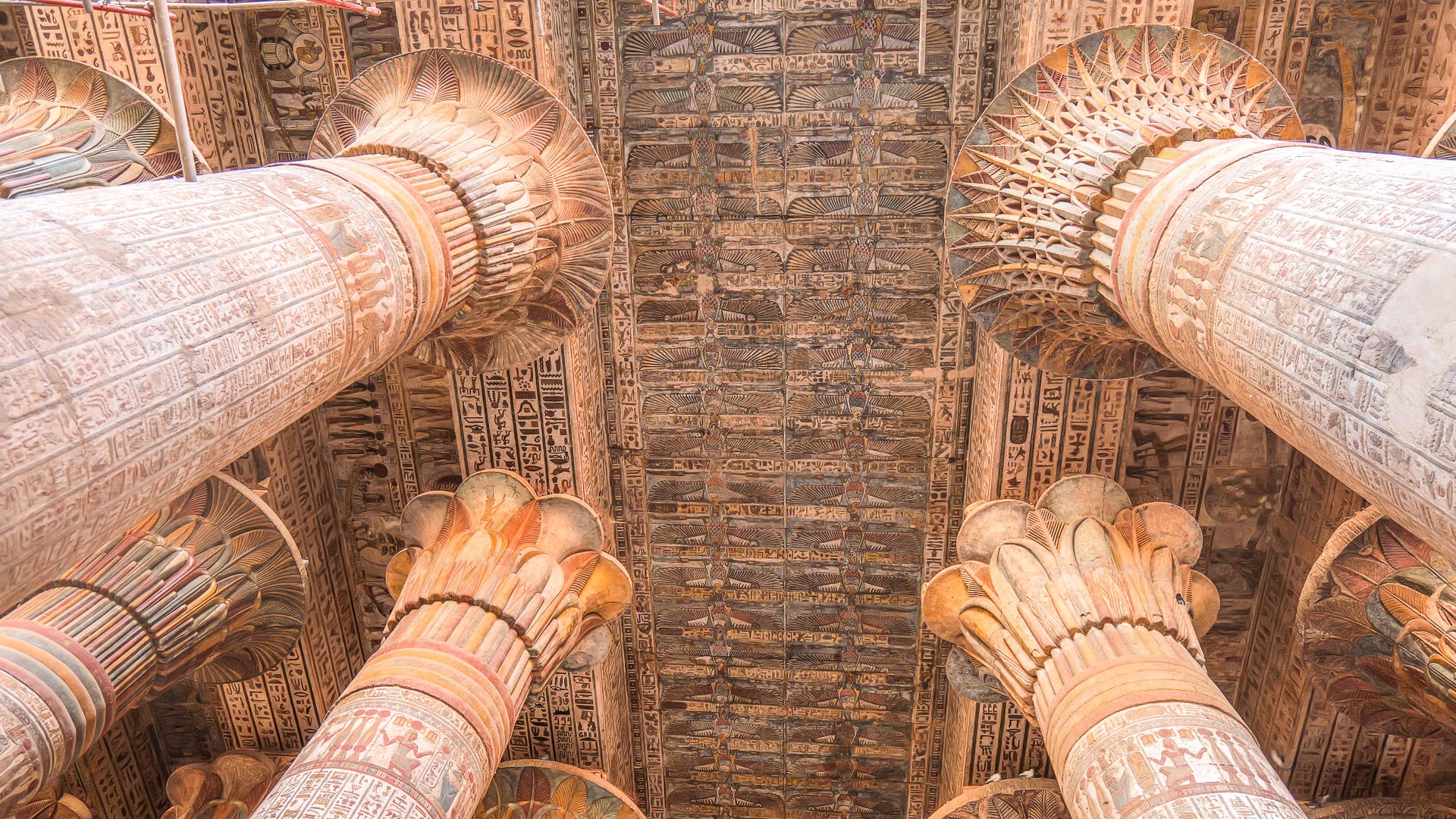 Esna Temple during a Boat Bike Tours Egypt holiday