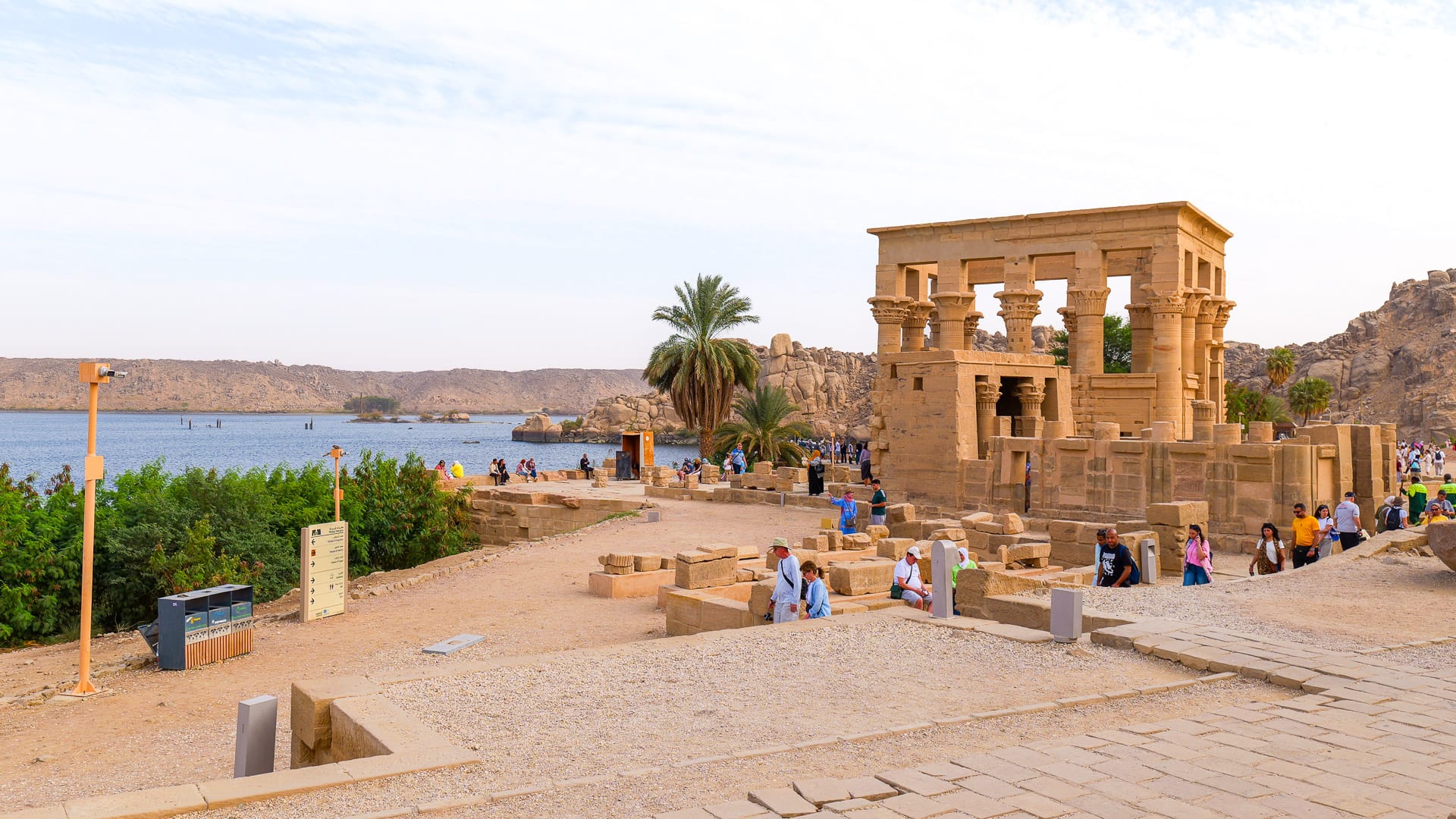 Philae Temple during a Boat Bike Tours Egypt holiday