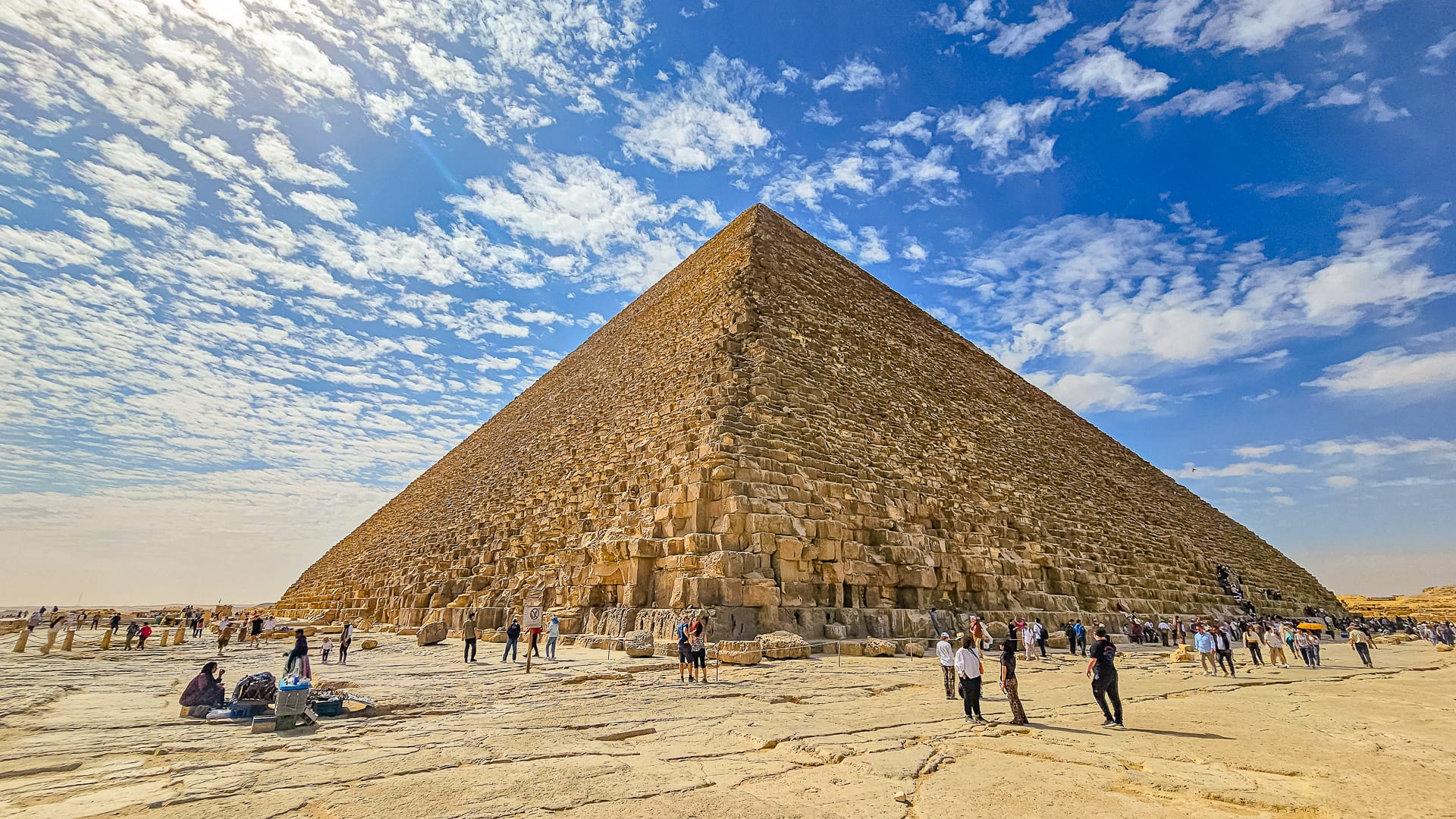 Pyramid at Giza during a Boat Bike Tours Egypt holiday