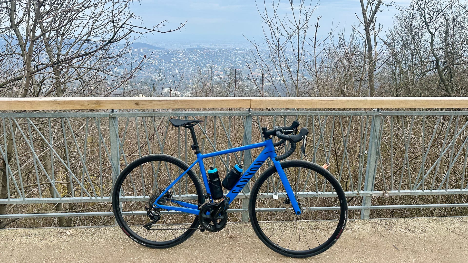 Views of Budapest from János Hill