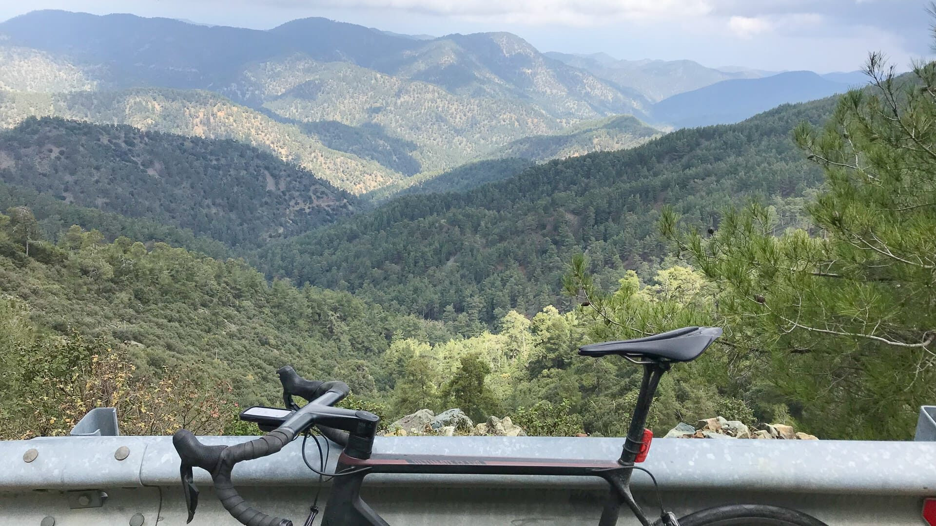 Cycling in Cyprus' Troodos Mountains, Paphos Forest
