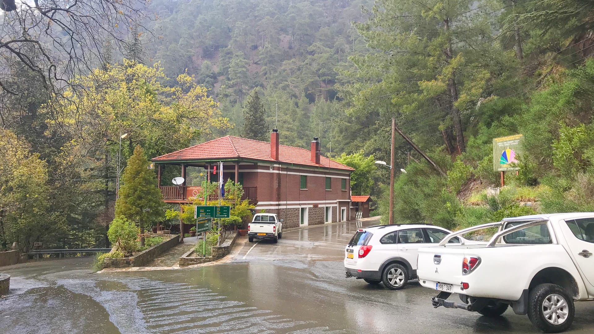 Ranger station in Paphos Forest