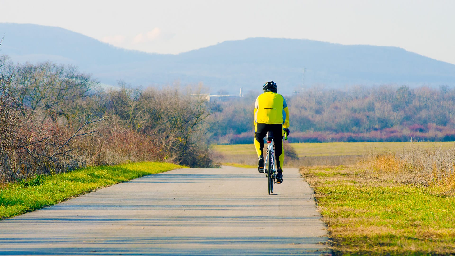 Budapest-Balaton bike path just outside Budapest