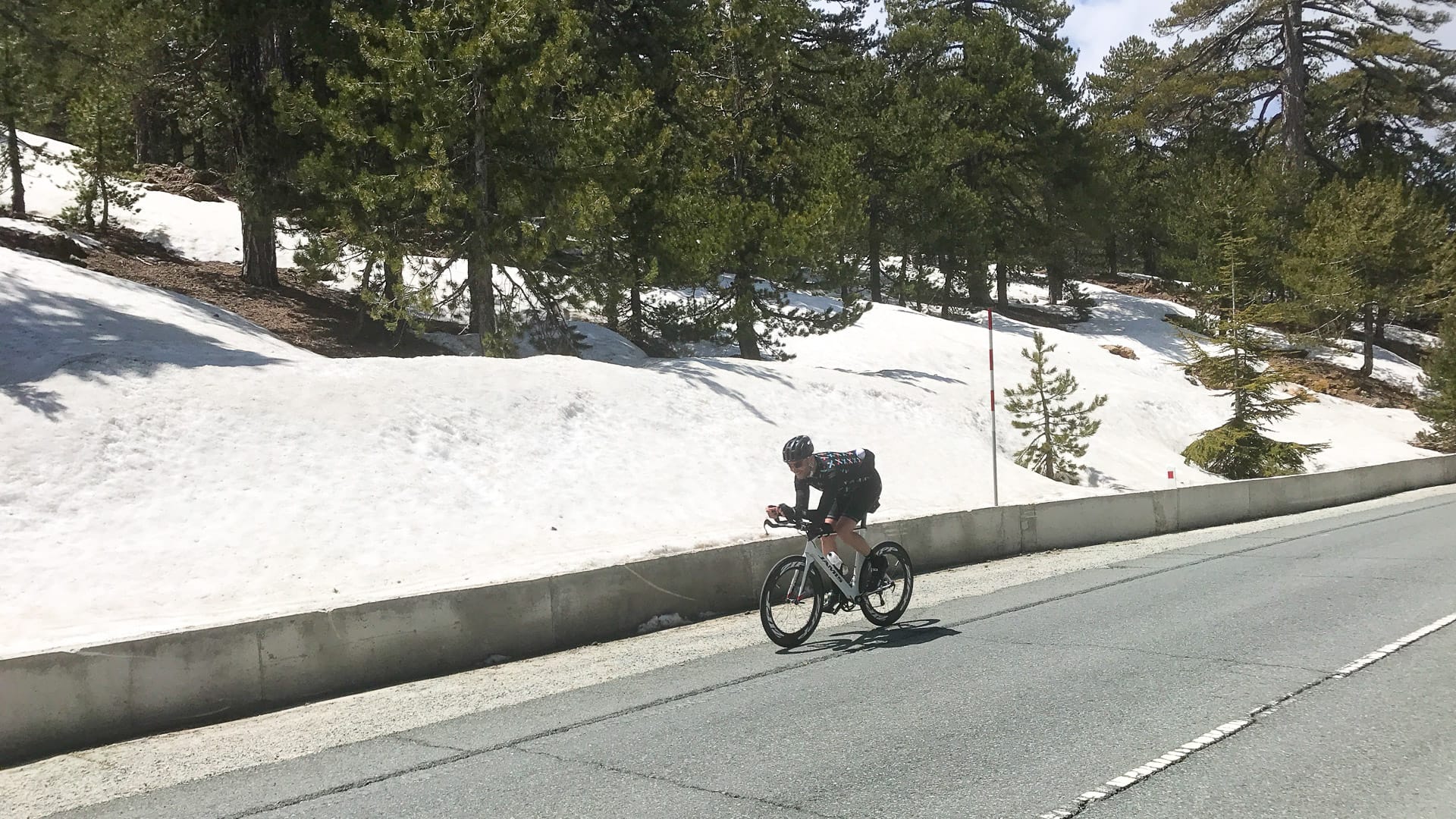 Snow in Cyprus in April