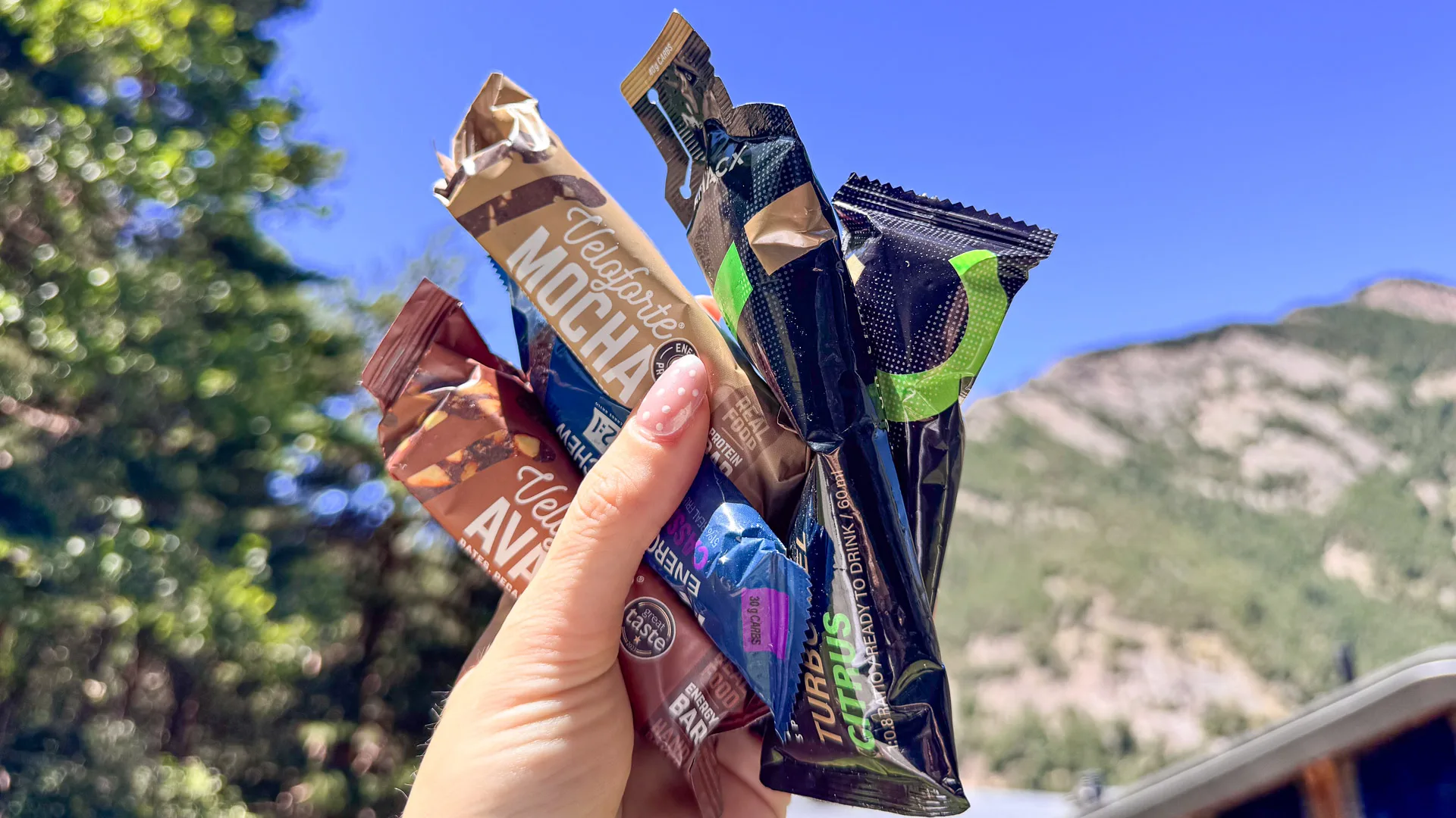 Energy bars in a variety of flavours