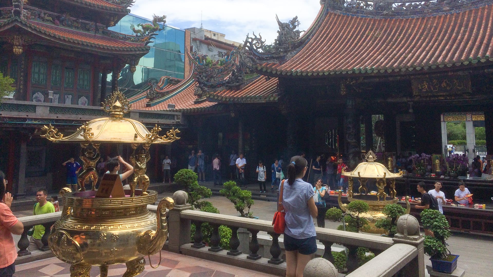 Visitors at in Taipei, Taiwan