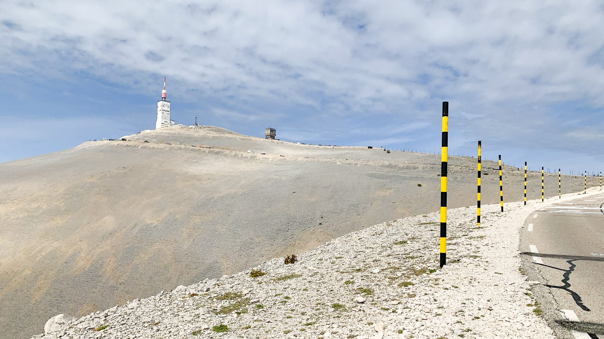 Near the top of Mont Ventoux