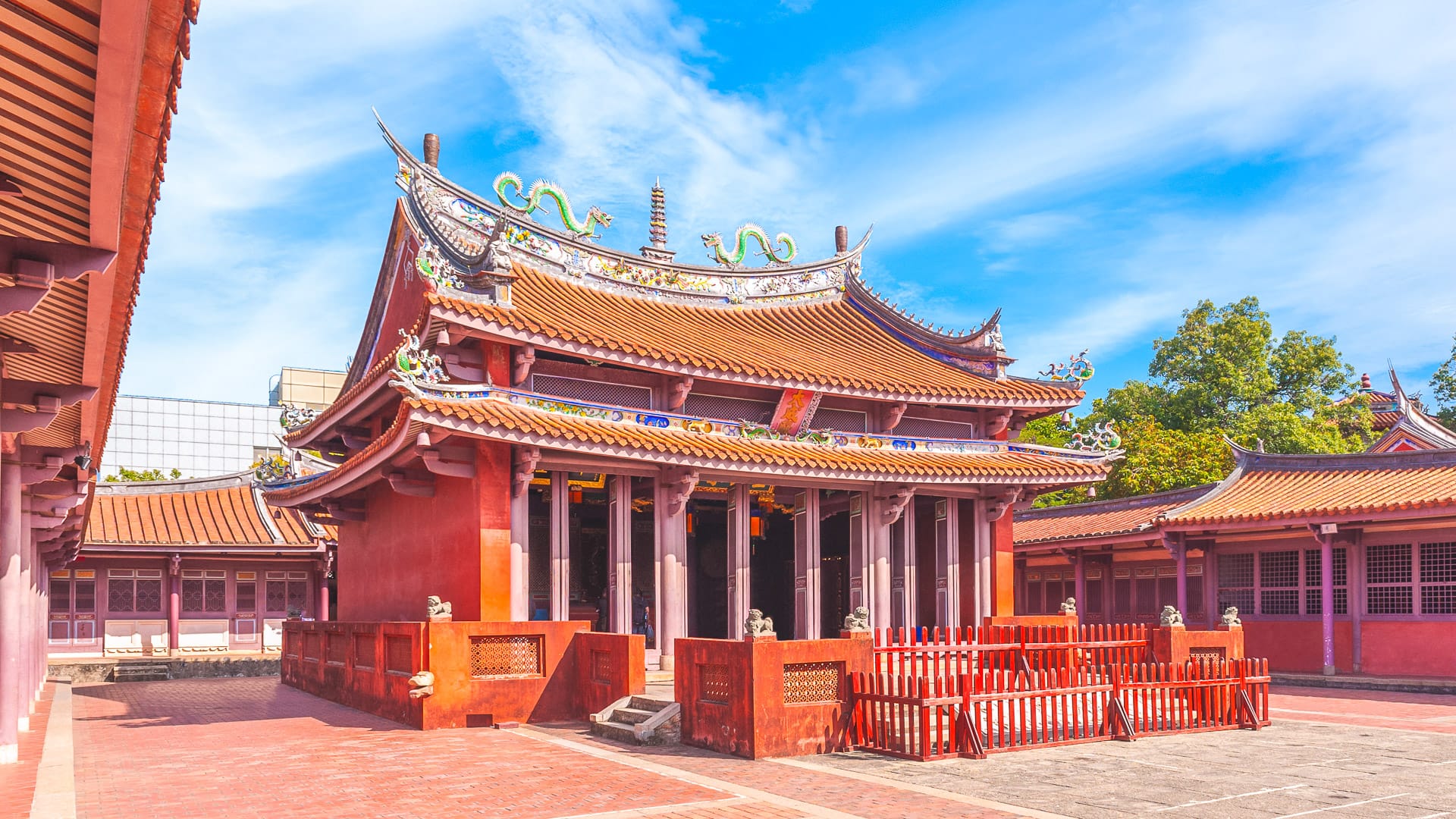Confucius Temple in Tainan, Taiwan