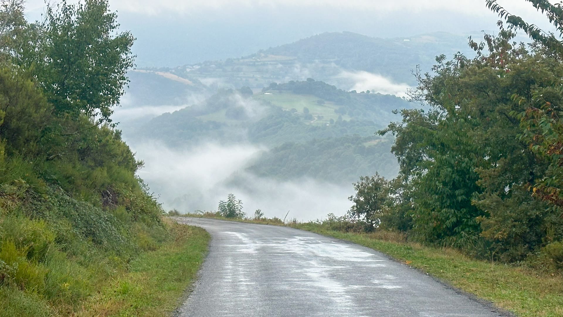 Views along the Camino Francés cycling route