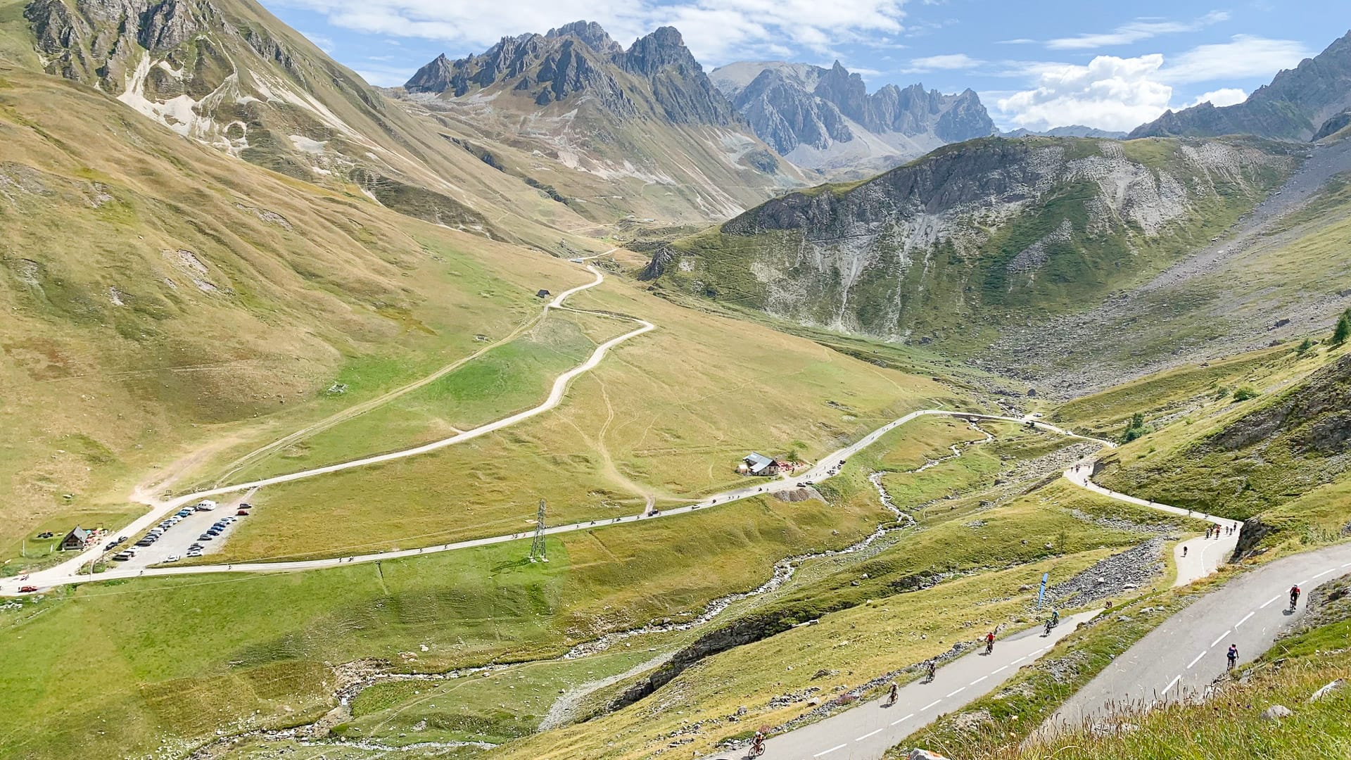 View from Plan Lachet (just as Galibier starts to get steeper)