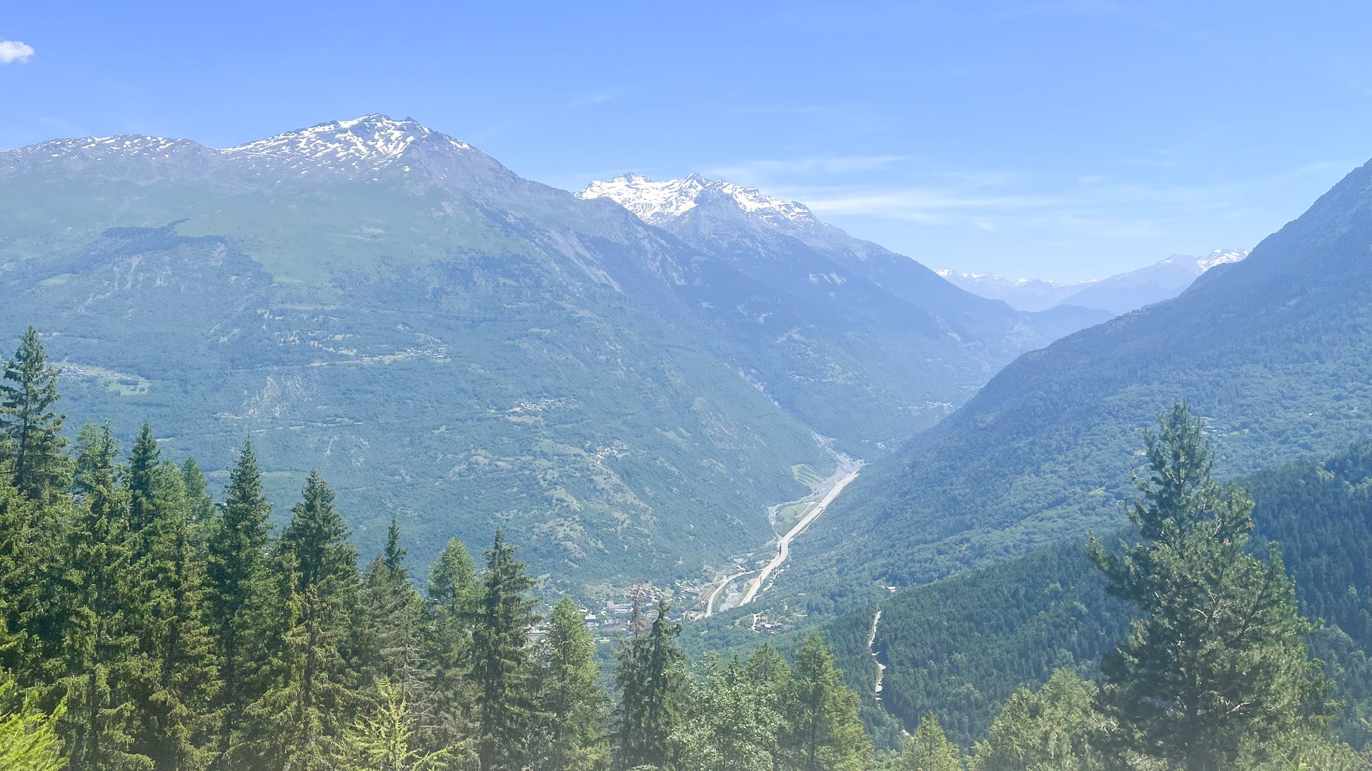 View from the top of the Col du Télégraphe